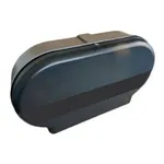 Double Jumbo Toilet Paper Dispenser - Abs Black & Grey