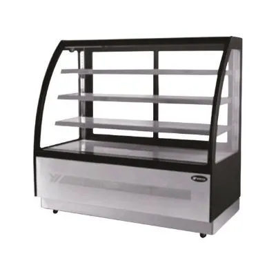 Atosa 900mm 4 Tier Upright Curved Cake Showcase 290lt