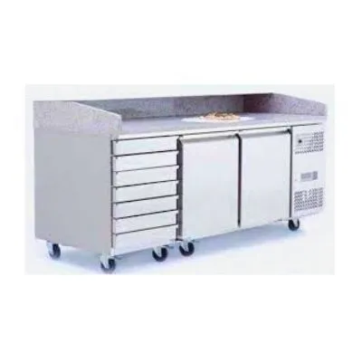 Atosa 2 Door Pizza Table Fridge With Drawers 2010 Mm Epf3480