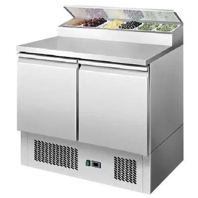 Atosa 2 Doors Open Top Saladette Fridge W900 Mm Esl3832