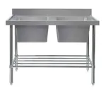 Mixrite Ss2718r Double Sink Bench 1800w X 700d X 900hmm