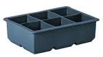 Silicone 6 Cup King Ice Cube Tray; Pack Qty 1