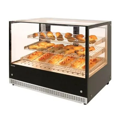Airex Countertop Heated Square Food Display AXH.FDCTSQ.12 - 1200mm Wide