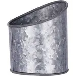 Coney Island Slant Galvanised Pot Plain 105x115mm