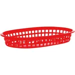 Coney Island Rectangular Serving Basket Plastic Red 270x180x40mm