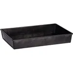 Coney Island Rectangular Flared Black Galvanised Tray 270x190x45mm