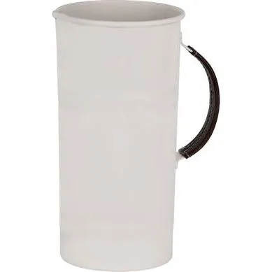 Coney Island Creme Water Pitcher with Leather Handle 1740ml