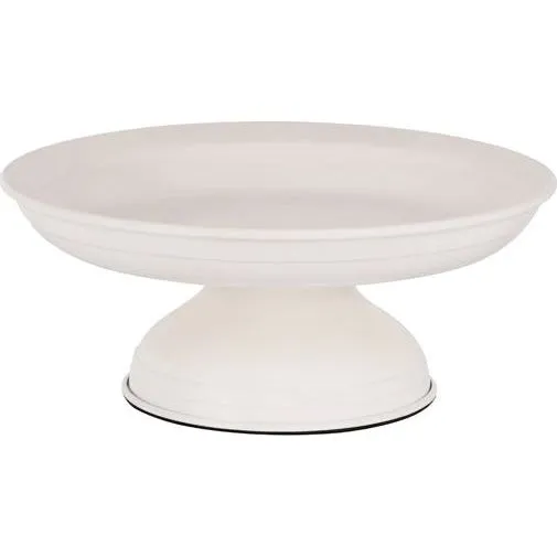 Coney Island Creme Round Coupe Footed Server 300x130mm