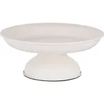 Coney Island Creme Round Coupe Footed Server 300x130mm