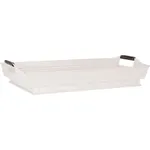Coney Island Creme Rectangular Tray with Handles 480x310x195mm