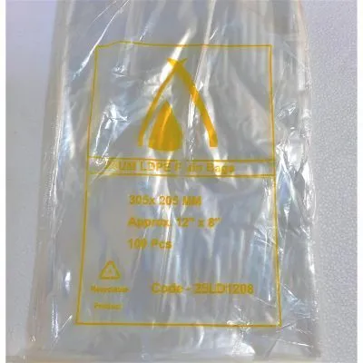 305 X 205mm / 25um Clear Ldpe Plastic Bag [pack 100 / Ctn 10 X 100]