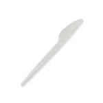 White Cpla Medium Duty Compostable Knife [100 Pack]