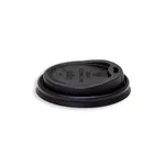 245-475ml / 8-16oz 90mm Black PLA Coffee Cup Lid [1000 Pack]