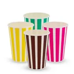 16oz Paper Milkshake Cups Candy Stripe [pack 50 / 1000]