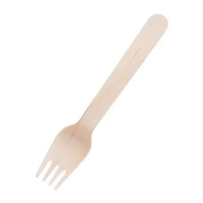 Wooden Disposable Fork [2000 Pack]