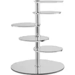 Display Stand 5 Tier Round — 280mm Ø 400mm H