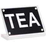 Buffet Sign Acrylic with Magnet Plate - Tea