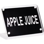 Buffet Sign Acrylic with Magnet Plate - Apple Juice