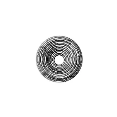 Cutter Set Plain Round Tin 14pc — 35-115mm