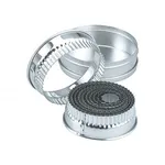 Cutter Set Crinkled Round Stainless Steel 11pc — 25-95mm