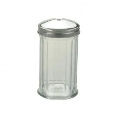 Chef Inox Sugar Dispenser Centre Pour Glass W/S/S Lid 140mm