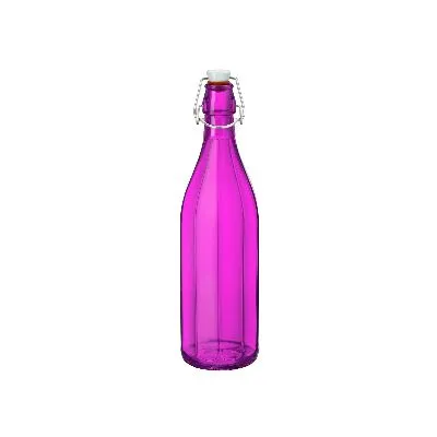 Oxford Bottle 1.0lt W/Top Fuchsia [pack 6]