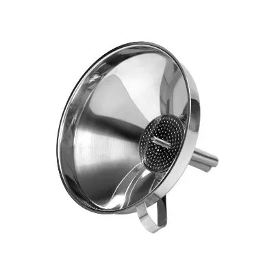 Chef Inox Funnel 18/10 125mm W/Strainer