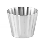 Dariole Mould Stainless Steel Fluted — 67x56mm 140ml