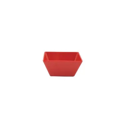 Bowl Square Red — 180x180x85mm