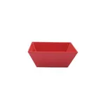 Melamine Square Bowl Red 240 X 240 X 100mm