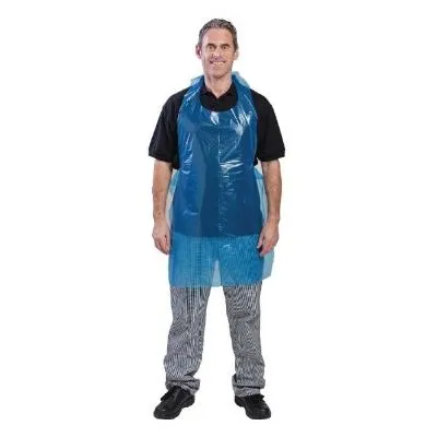 Disposable Aprons Blue Polythene (bag 100)