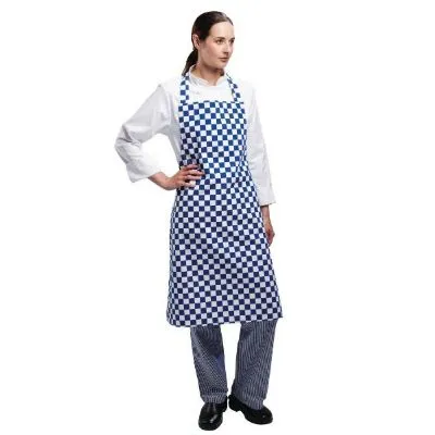 Edlp - Whites Apron Blue/White Check