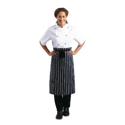 Bib Apron Butcher Stripe — 760x920mm