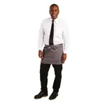 Whites Short Bistro Apron Charcoal - 750x373mm 29.5x14.7"