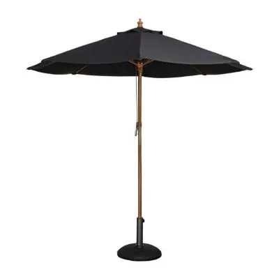 Bolero Round Outdoor Umbrella 2.5m Diameter Black