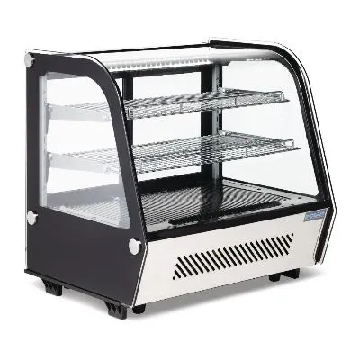Polar G-Series Countertop Food Display Fridge Black 120ltr