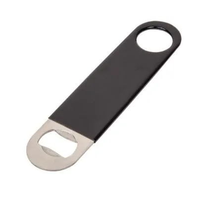 Bottle Opener Black Pvc Grip