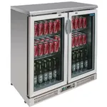 Polar Bar Stainless Steel Bar Fridge 180 Bottles ; Capacity: 223ltr