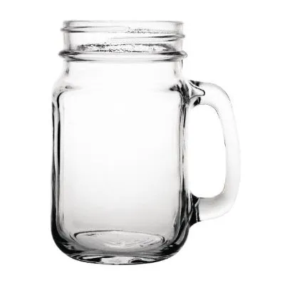 Olympia Handled Drinking Jar 470ml [12 Pack]