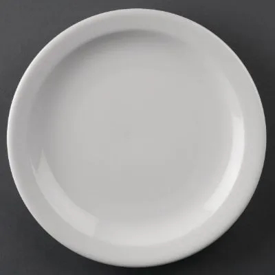 Edlp - Olympia Athena Narrow Rimmed Plate - 205mm 8" (box 12)