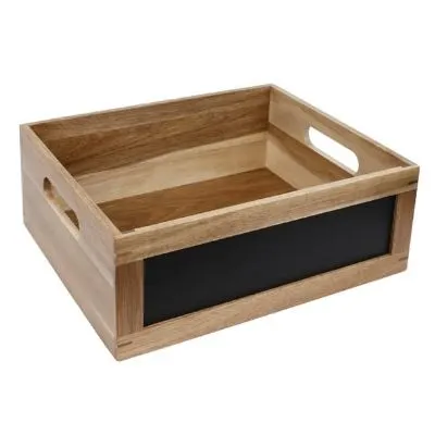 Bread Crate With Chalkboard 1/2 GN