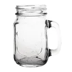 Olympia Handled Drinking Jar Printed "ice Cold Drink" - 470ml 16.5oz [12 Pack]