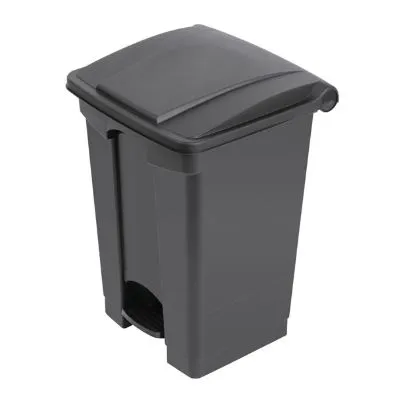 Edlp - Jantex Kitchen Pedal Bin Black - 45ltr