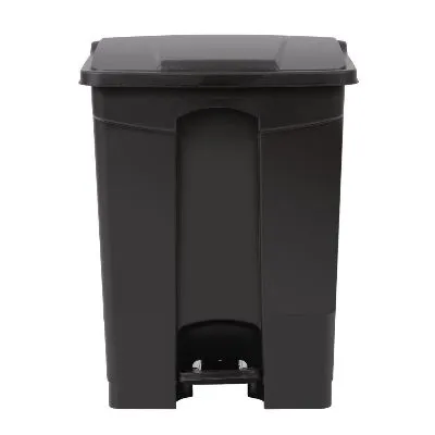 Edlp - Jantex Kitchen Pedal Bin Black - 65ltr