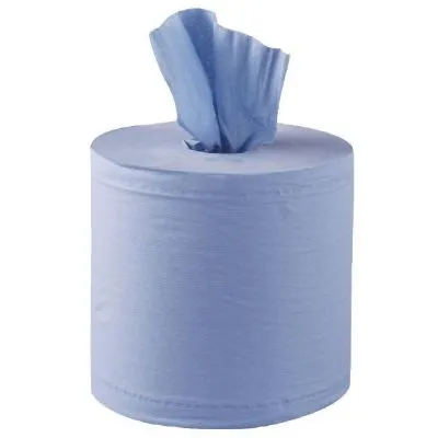 Jantex Centrefeed Blue Roll Paper Towels [6 Pack]