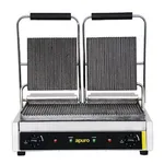 Apuro Bistro Contact Grill - Double (ribbed/Ribbed) - Aus Plug
