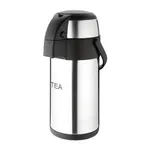 Olympia Pump Action Airpot St/St Double Wall - 3ltr 'tea'