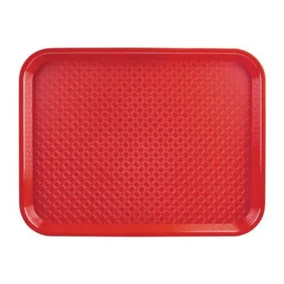 Olympia Kristallon Foodservice Tray Red - 265 X 345mm