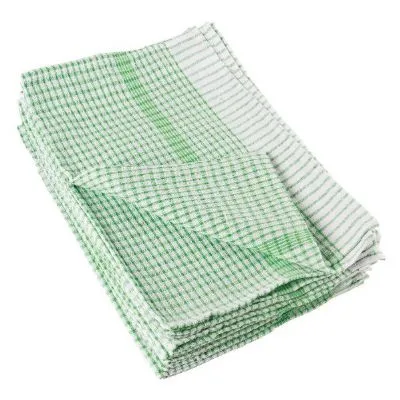 Vogue Wonderdry Tea Towels Green - 760x510mm 30x20" (pack 10)