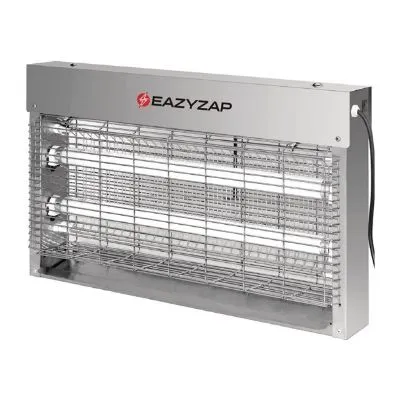 Eazyzap Brushed Stainless Steel Pest Killer - 24watt